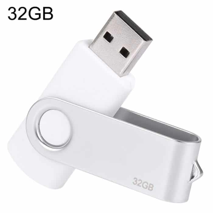 32 GB Twister USB 2.0-Flash-Disk (weiß) – Bild 1