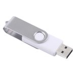32 GB Twister USB 2.0-Flash-Disk (weiß) – Bild 3