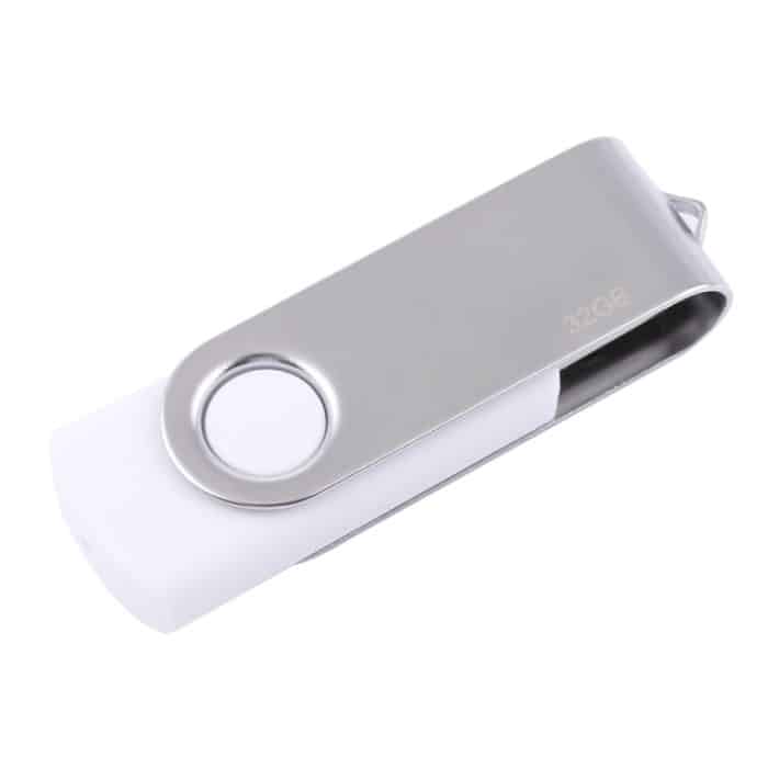 32 GB Twister USB 2.0-Flash-Disk (weiß) – Bild 4