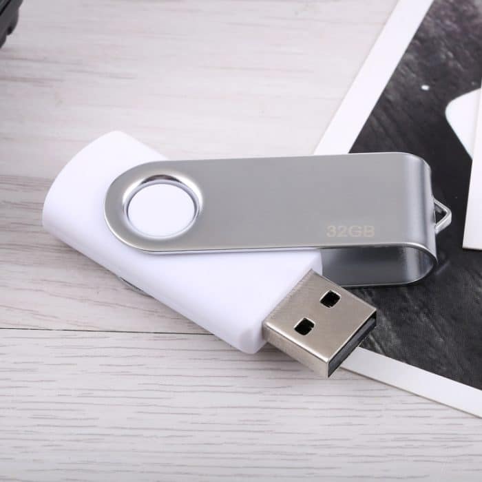 32 GB Twister USB 2.0-Flash-Disk (weiß) – Bild 9