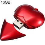16 GB USB-Flash-Disk im Herzstil (rot)