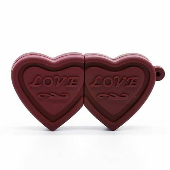 4 GB USB-Flash-Disk im Dual Hearts-Stil, 4GB, 16GB – Bild 2