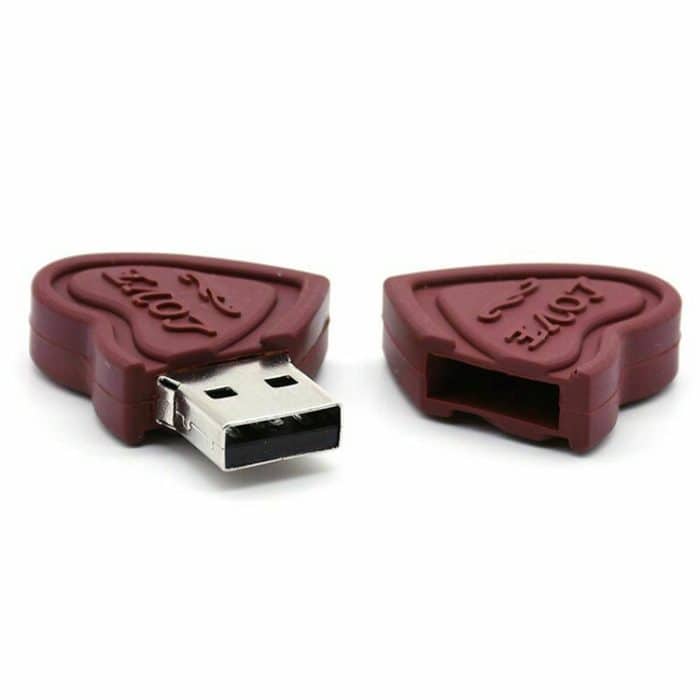 4 GB USB-Flash-Disk im Dual Hearts-Stil, 4GB, 16GB – Bild 4