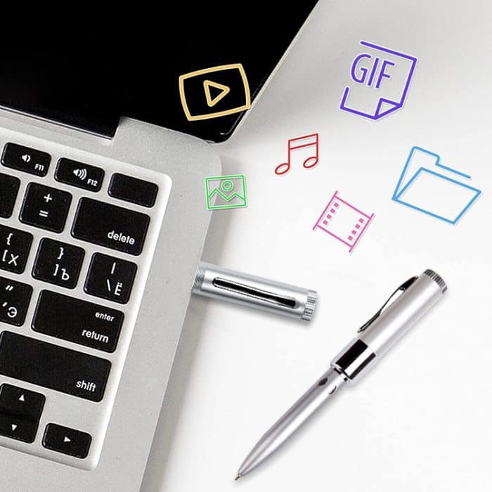 8 GB USB 2.0-Stifttreiber (Silber) – Bild 5