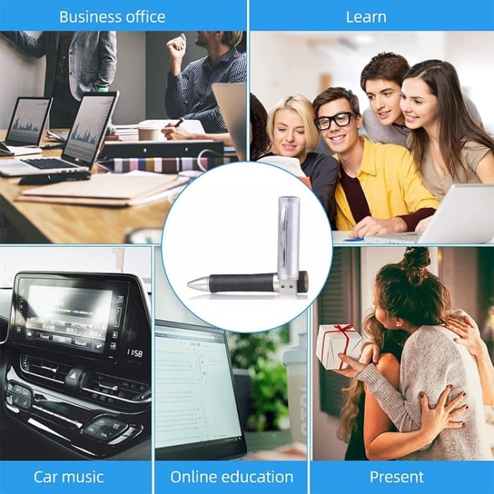 2-in-1-USB-Flash-Disk im Stiftstil, Schwarz (16 GB), 2GB, 4GB, 8GB, 16GB – Bild 6