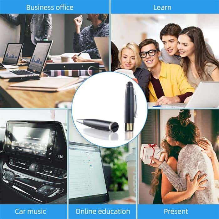 2-in-1-USB-Flash-Disk im Stiftstil, Schwarz, 2GB (Silver), 4GB (Silver), 8GB (Silver), 16GB (Silver), 32GB (Silver), 2GB (Black), 4GB (Black), 8GB (Black), 16GB (Black), 32GB (Black) – Bild 7