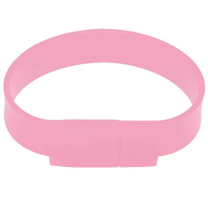 2 GB Silicon Bracelets USB 2.0 Flash Disk (Pink) – Bild 2