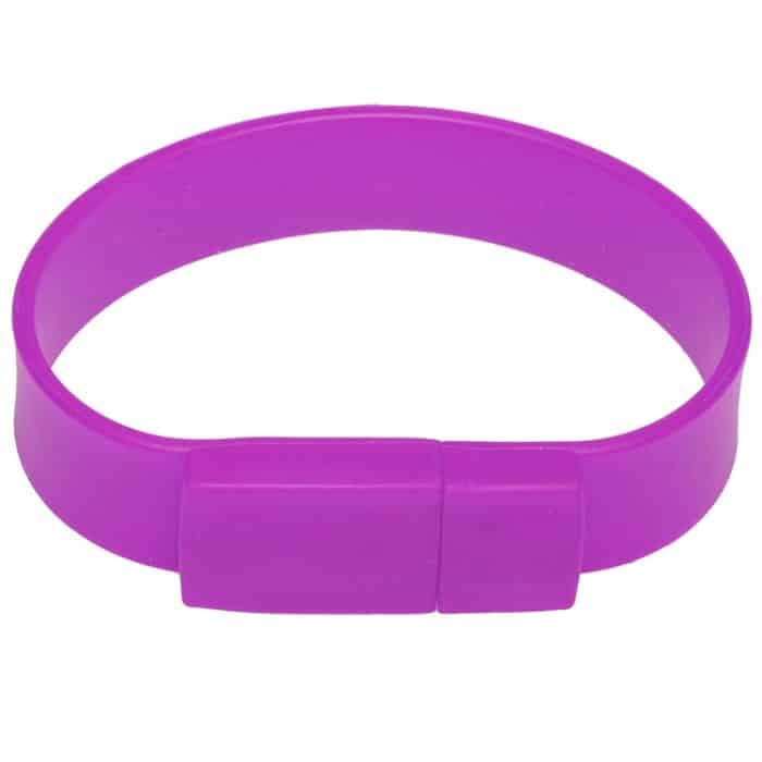 8 GB Silicon Bracelets USB 2.0 Flash Disk (Lila) – Bild 2
