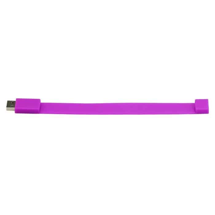 8 GB Silicon Bracelets USB 2.0 Flash Disk (Lila) – Bild 3