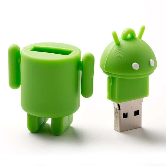 8 GB USB-Flash-Disk im Android Robot-Stil (grün) – Bild 3