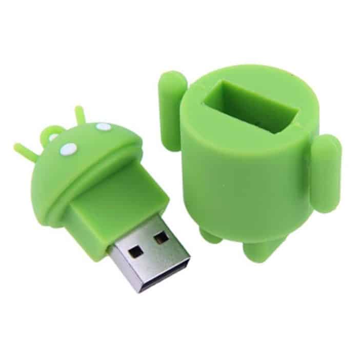 8 GB USB-Flash-Disk im Android Robot-Stil (grün) – Bild 4