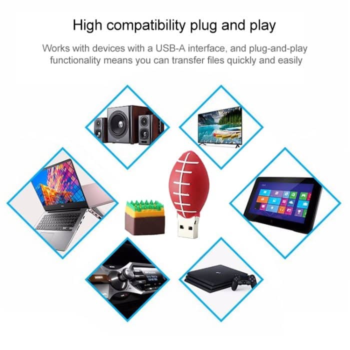 USB-Flash-Disk im Rugby-Stil – Bild 5