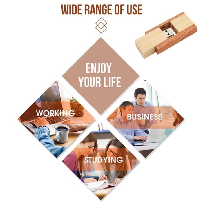 8 GB USB-Flash-Disk aus Holzmaterial, 2GB, 4GB, 8GB – Bild 6