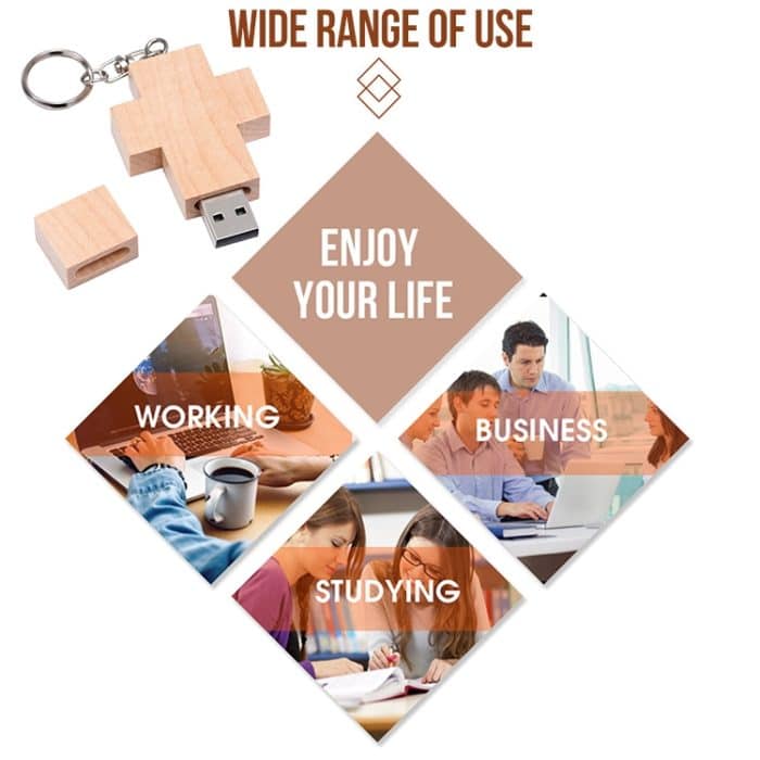 8 GB Holzkreuz-USB-Flash-Disk, 2GB, 4GB, 8GB – Bild 7