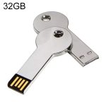 USB 2.0-Flash-Disk im Silver Metal Key-Stil (32 GB) (Silber)