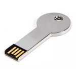 USB 2.0-Flash-Disk im Silver Metal Key-Stil (32 GB) (Silber) – Bild 2