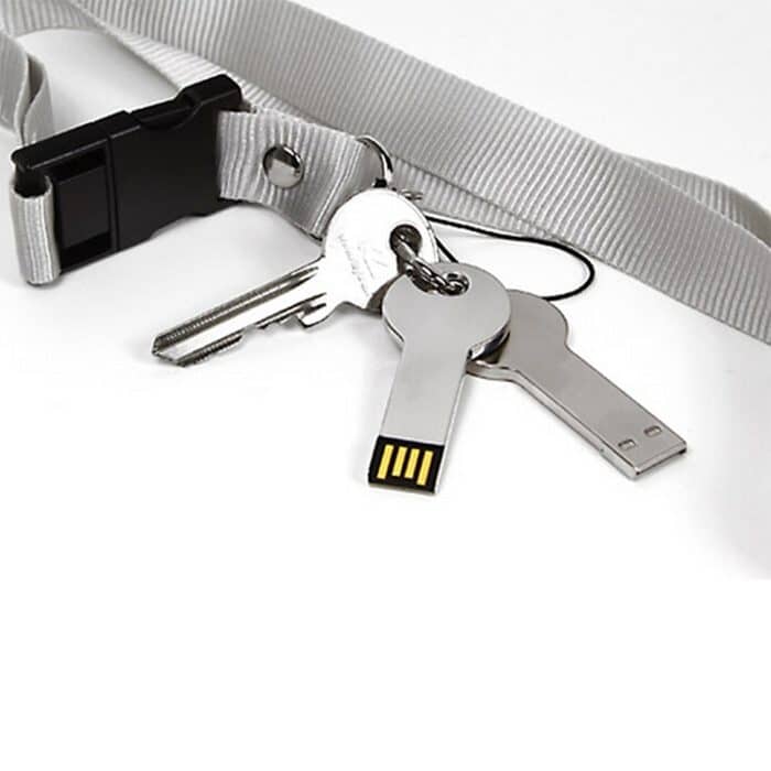 USB 2.0-Flash-Disk im Silver Metal Key-Stil (16 GB) (Silber) – Bild 4