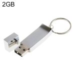 Metallisch auf Schlüsselanhänger-Stil USB 2.0 Flash Disk (16 GB), 2GB, 4GB, 8GB, 16GB