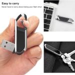 16 GB Metallic Keychains Style USB 2.0 Flash Disk (Schwarz) – Bild 4