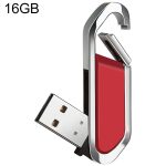 16 GB Metallic Keychains Style USB 2.0 Flash Disk (rot)