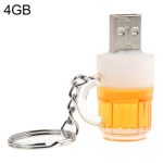 USB-Flash-Disk im Beer Keychain-Stil mit 4 GB Speicher