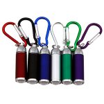 Mini LED Taschenlampe mit variablem Fokus, mit Karabiner-Schlüsselbundschnalle (zufällige Farblieferung) – Bild 4