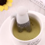 Niedliche Mr Tea Infuser Silikon Teesiebe