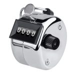 Retro Style 0,8 Zoll 4-stelliger Bildschirm Mechanischer manueller Metallzähler