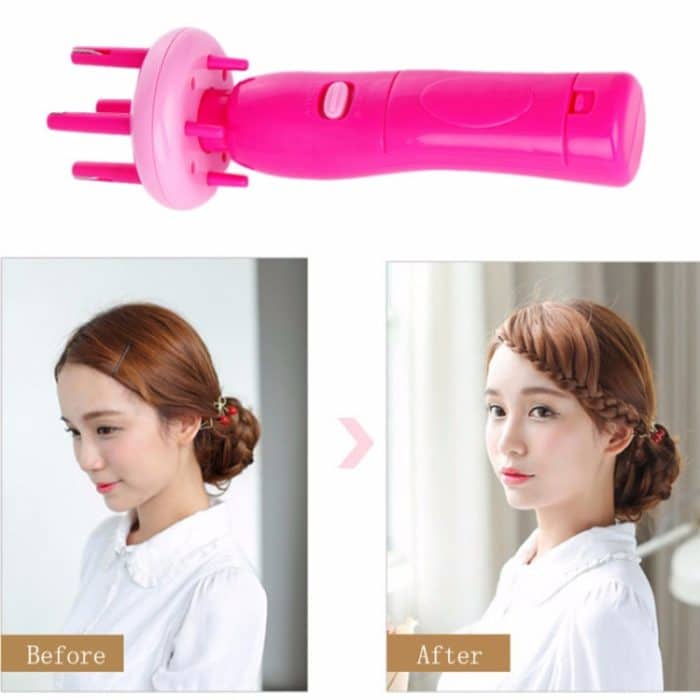 Braid X-Press DIY Elektro Mode Haarwerkzeuge Twist Braid Strickgerät Schnelles Haarstyling für Frauen – Bild 5
