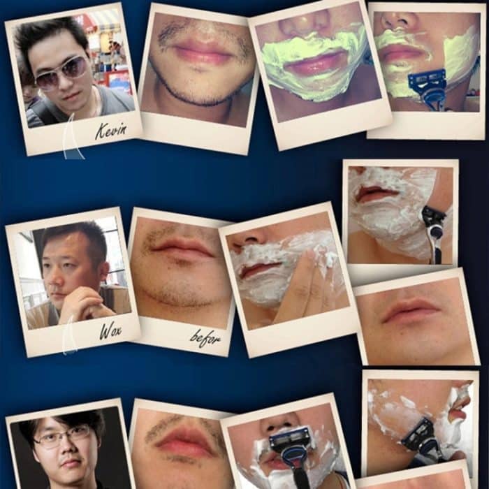 4 PCS Gesichtspflege Friseur Rasierklinge Nachfüllersatz Ersatzkit für Mann – Bild 6