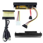 Hochgeschwindigkeits-3,5-Zoll-Festplatte SATA & IDE Externes Gehäuse, Unterstützung USB 2.0 (Silber) – Bild 7