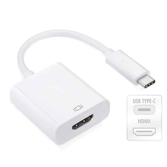 15 cm USB-C / Typ C 3.1 Adapterkabel zwischen Stecker und HDMI-Buchse, Für Macbook 12 Zoll / Chromebook Pixel 2015 – Bild 2