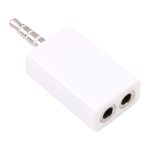 3,5 mm Kopfhörer -Splitteradapter, kompatibel mit Telefonen, Tablets, Kopfhörern, MP3 -Player, Auto-/Heimstereo und mehr (weiß) – Bild 2