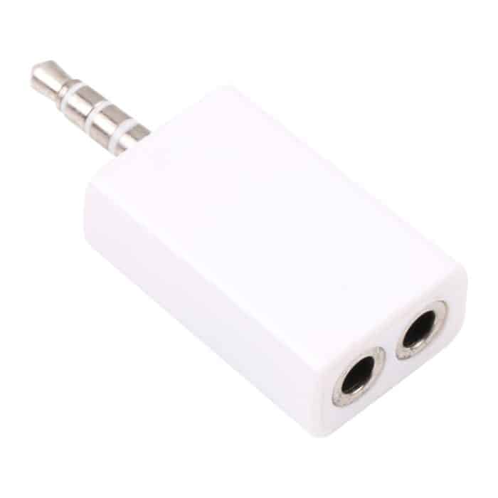 3,5 mm Kopfhörer -Splitteradapter, kompatibel mit Telefonen, Tablets, Kopfhörern, MP3 -Player, Auto-/Heimstereo und mehr (weiß) – Bild 2