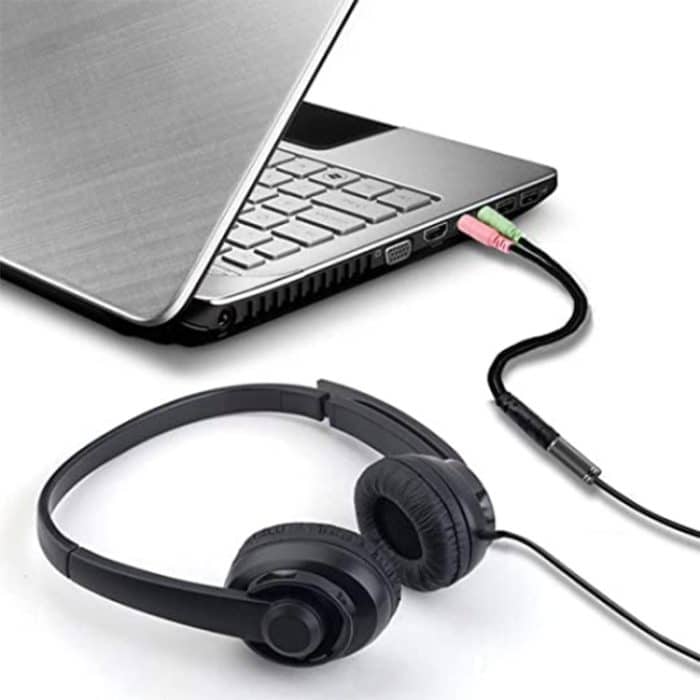 17 cm 3,5 mm Jackmikrofon + Hörphone -Kabel, kompatibel mit Telefonen, Tablets, Kopfhörern, MP3 -Player, Auto-/Heimstereo und mehr – Bild 7