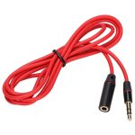 Aux -Audiokabel 3,5 mm männlich bis weiblich, kompatibel mit Telefonen, Tablets, Kopfhörern, MP3 -Player, Auto-/Heimstereo und mehr, Länge: 1,2 m