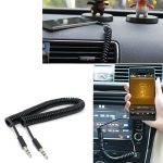 3,5 -mm -Aux -Kabel mit Springwolken, kompatibel mit Telefonen, Tablets, Kopfhörern, MP3 -Player, Auto-/Heimstereo und mehr, Länge: 20 cm bis 80 cm (schwarz) – Bild 5