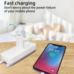 2 in 1 5V 1A EU Stecker Reiseladeadapter mit 1m 8-Pin Kabel für iPhone(Weiß) – Bild 7