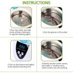 Edelstahltank Digitaler Ultraschallreiniger mit LCD-Display für Schmuck / Uhr / Prothese – Bild 5