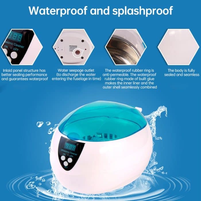 Edelstahltank Digitaler Ultraschallreiniger mit LCD-Display für Schmuck / Uhr / Prothese – Bild 7