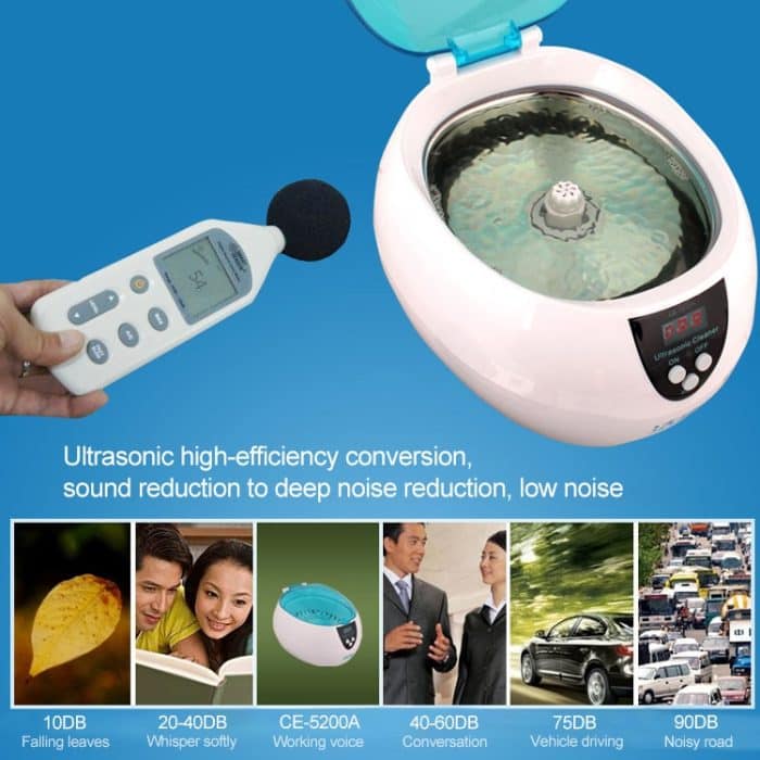 Edelstahltank Digitaler Ultraschallreiniger mit LCD-Display für Schmuck / Uhr / Prothese – Bild 9