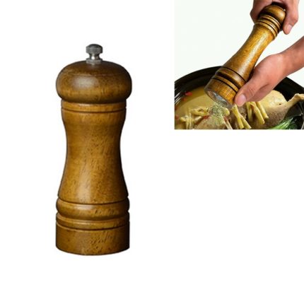 Länge klassische hölzerne Pfeffer-Gewürz-Salzmühle-Schleifer-Müller, Style 4, 5 inch, Style 4, 8 inch, Style 4, 10 inch