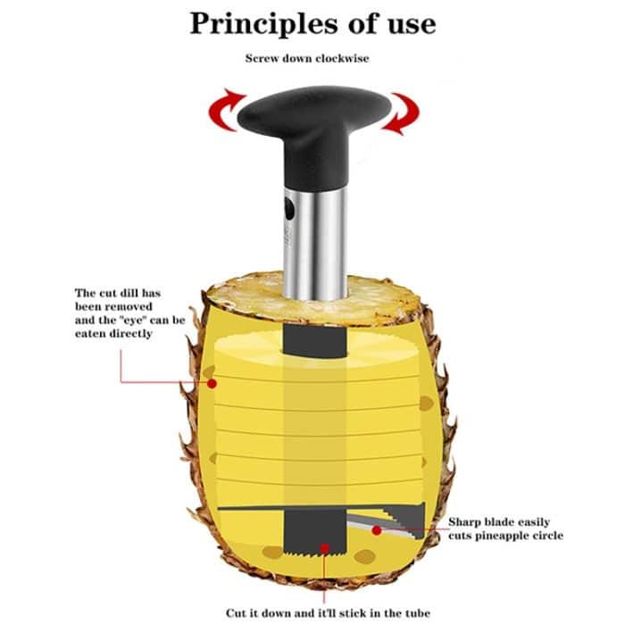 Ananas Corer Slicer – Bild 3