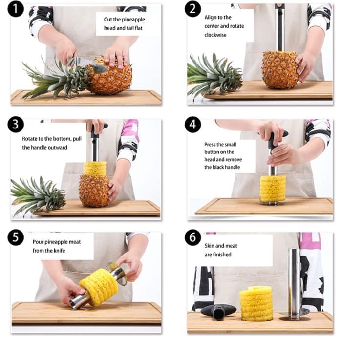 Ananas Corer Slicer – Bild 5
