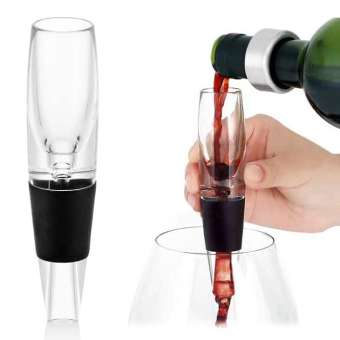 Elegante Mode Rotwein Dekanter / The Wine Pourer (Transparent) – Bild 1