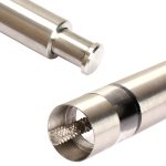 304 Edelstahl Salz- und Pfeffermühle / Mühle (Silber) – Bild 6