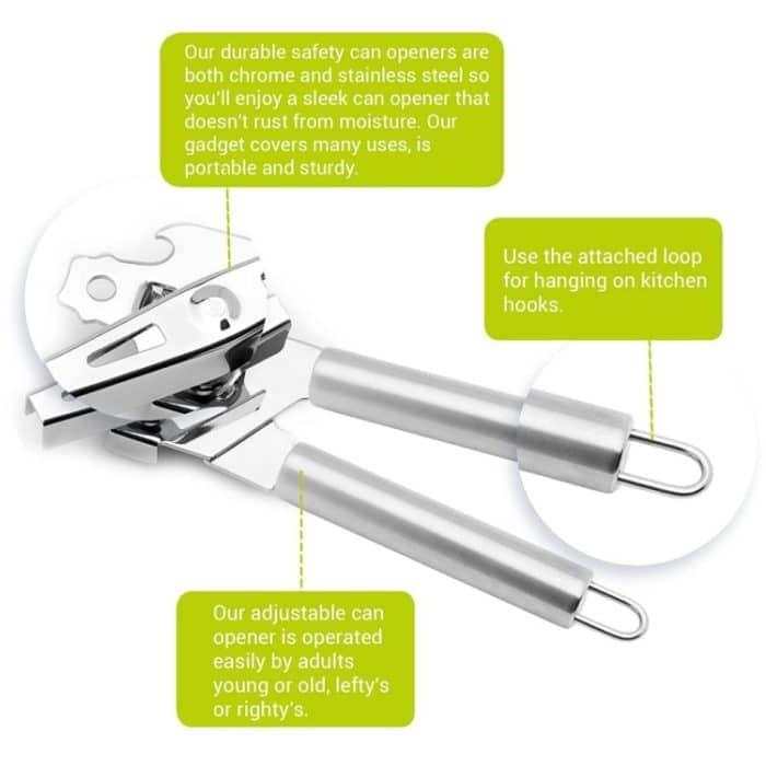 Multifunktionaler Flaschenöffner aus Edelstahl – Bild 3