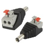 5,5 mm x 2,1 mm DC-Stecker auf 2-Leiter-Schraubanschluss für LED-Lichtsteuerung