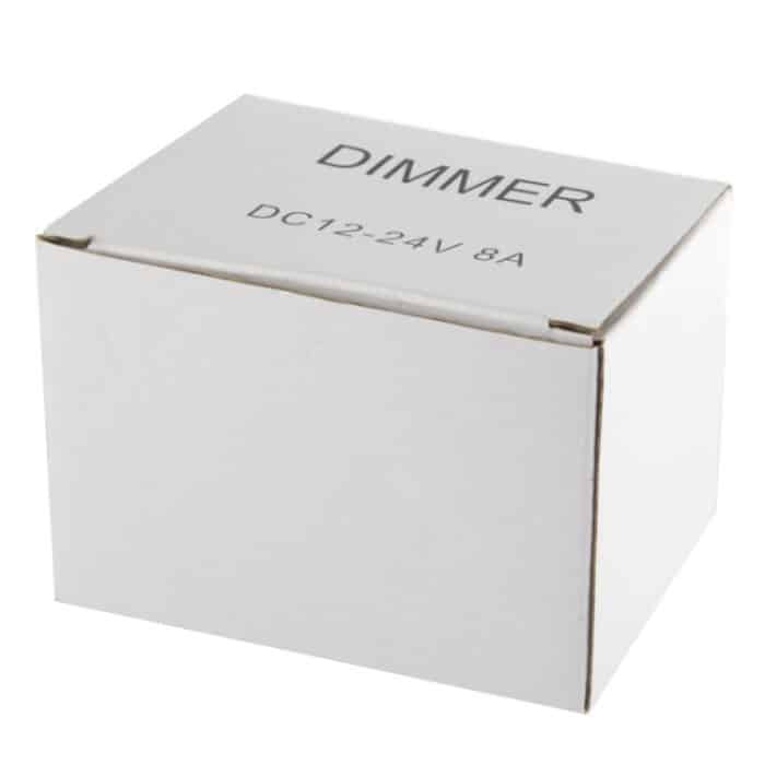 Einfarbiger Dimmerschalter LED-Dimmerregler für Lichtleiste DC12-24V, Ausgangsstrom: 8A – Bild 5