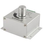 Aluminium Einfarbiger Dimmerschalter LED-Dimmerregler für Lichtleiste DC12-24V, Ausgangsstrom: 8A (Silber) – Bild 3